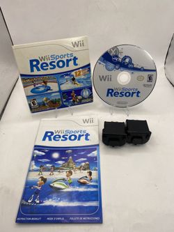 Wii Sports Resort Nintendo Wii Bundle With 2 Motion Plus Adapters complete W manuals
