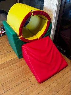 TOLEAD Tunnel/Ramps Foam Climber, Climb & Crawl Foam Activity Play