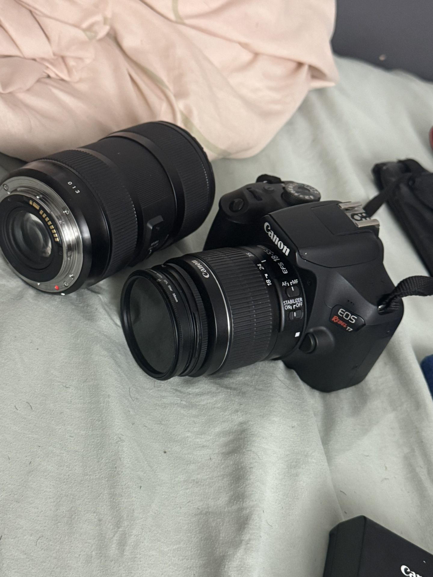 Rebel T7 With Sigma Lens 