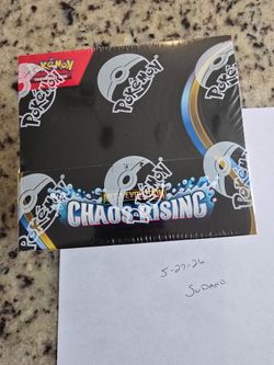 Pokemon Chaos Rising booster box sealed