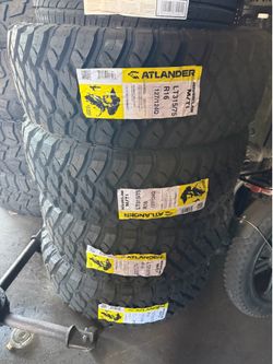 LT 315/75/16 Atlander MT Nuevas Instaladas Y Balanciadas