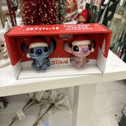 Stitch And Angel Salt And Pepper Shakers 