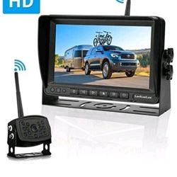 AMTIFO HD 1080P Digital Wireless Backup Camera with 7 Inch DVR Monitor