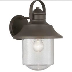 Progress Lighting Weldon Collection 1-Light Architectural Bronze Lantern light
