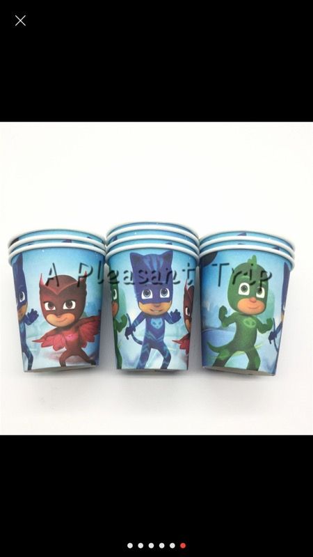 20 PJ Mask cups