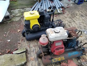 2 gas air compressor fire up run good honda