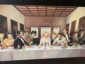 Hollywood Last Supper, 47x30