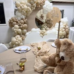 Teddy Theme Baby Shower Decor🧸
