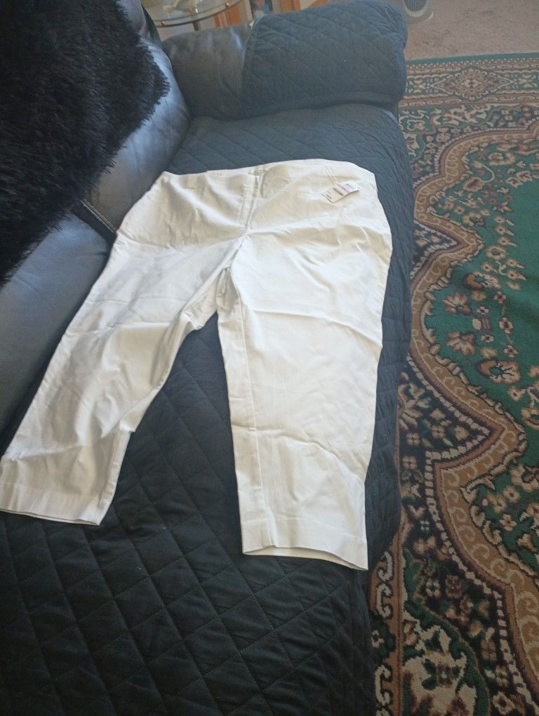 Stretchy White Pants