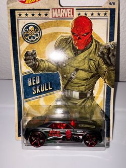 Red Skull Bully Goat with Special Edition Red OH5 Spoke Wheels 1:64 scale