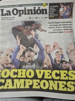 Dodgers Newspapers 2024
