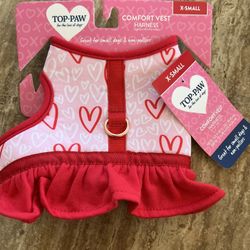 Valentine’s Day Dog Harness Size XS