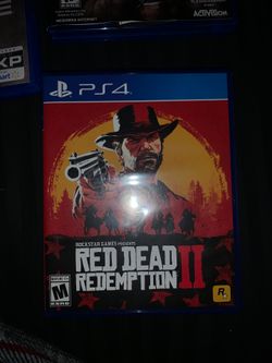 Red dead redemption ps4 like new