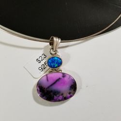 Beautiful Dendritic Agate Pendant