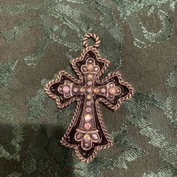 Multicolor Cross Pendant For Necklace