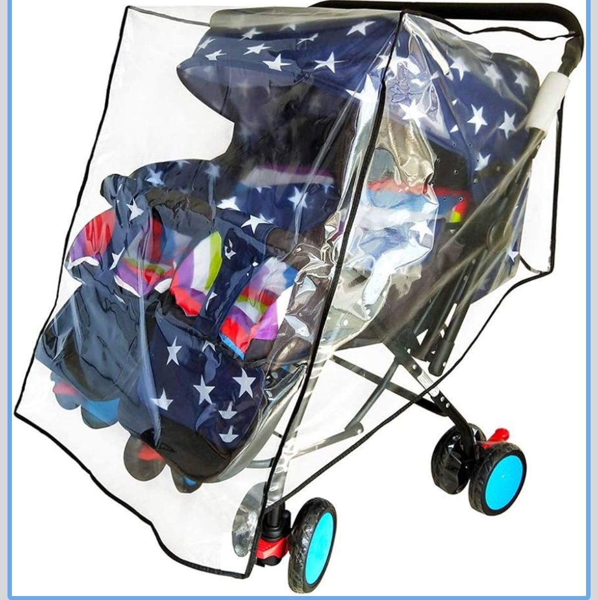 Double Stroller Rain Cover