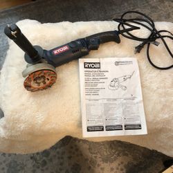 Ryobi 4.5” Angle Grinder with a Turbo Cup Wheel all in Great Condition!   6.5 Amp