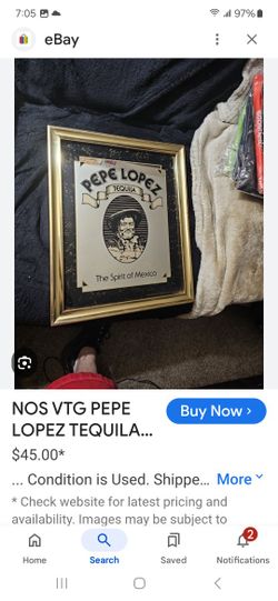 Pepe Lopez Tequila Mirror