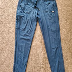 Cherokee Turquoise Blue Small Women's Scrub Pants