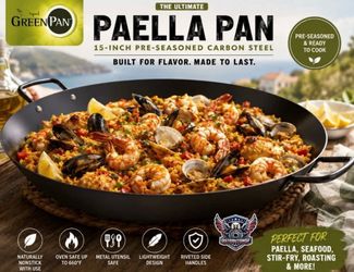 GreenPan Paella Pan 15” New