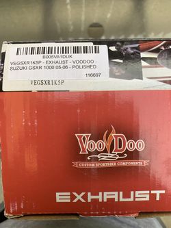 Suzuki GSXR1000 05-06 VEGSXR1K5P Voodoo Shorty Pipe Slip-on Exhaust Single Polished