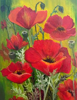 Red poppies