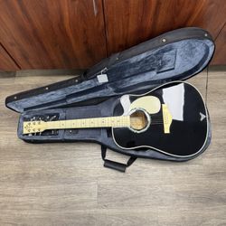 Esteban VI-200 Electric Acoustic Guitar With Case