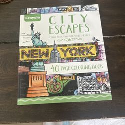 Crayola City Escapes Coloring Book