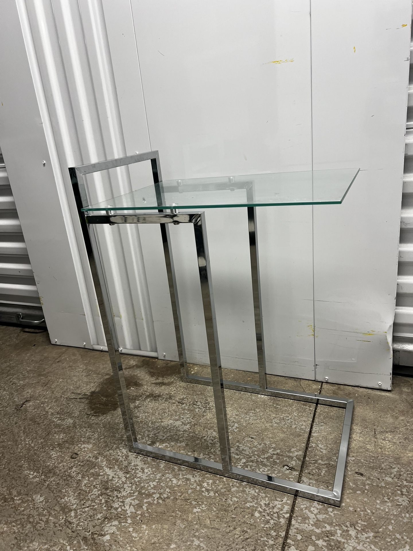 Glass End Table