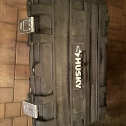 Husky 50 Gal. Black Rolling Toolbox  and Portable Hand Tool Tray