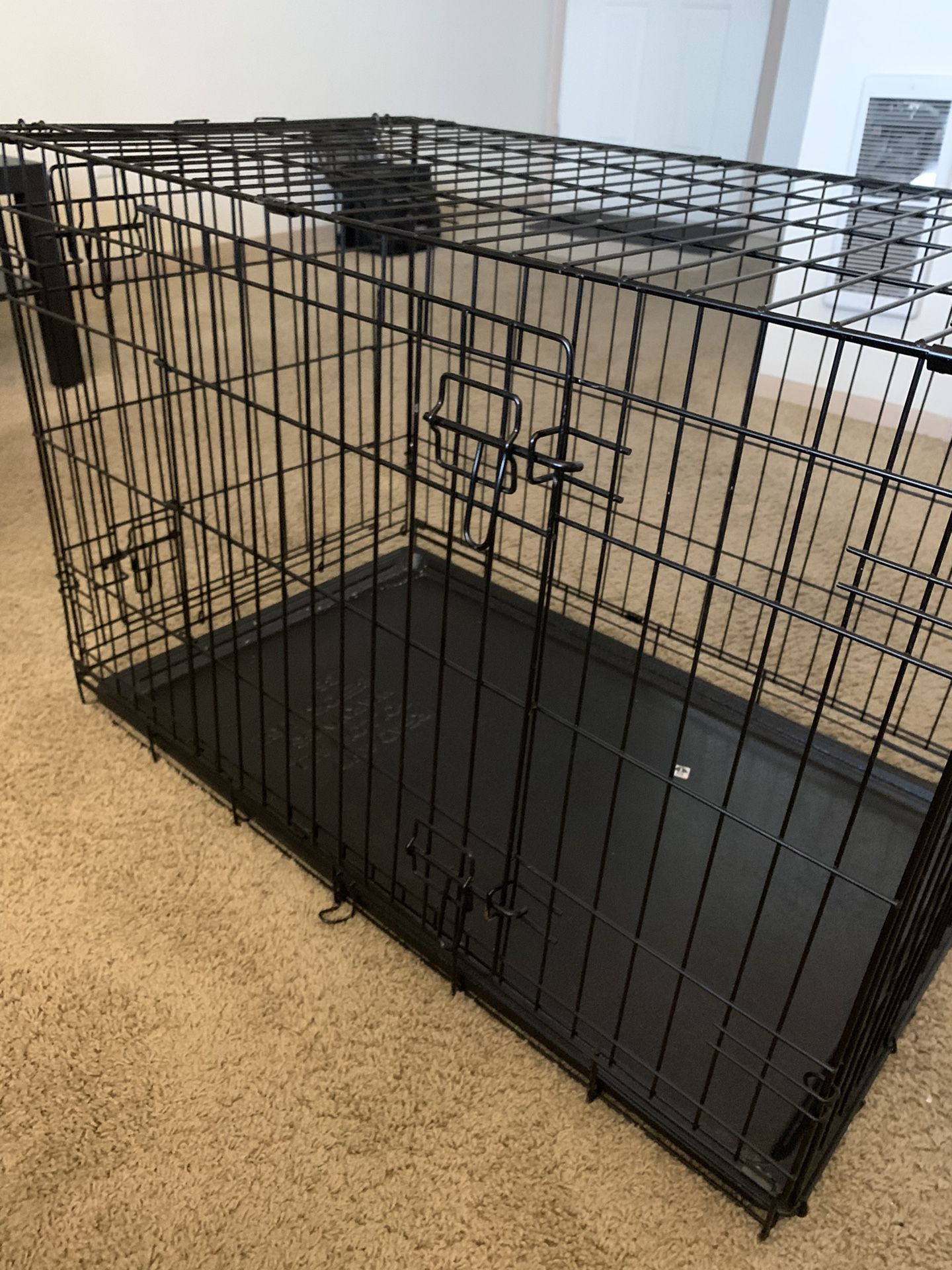Foldable Pet Kennel With Double Door