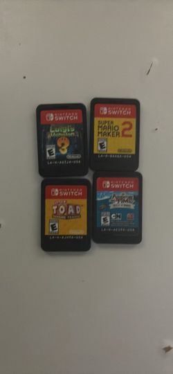 Nintendo Switch Game Cartridges Lot of 4