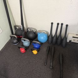 Weights And Exercise Bike