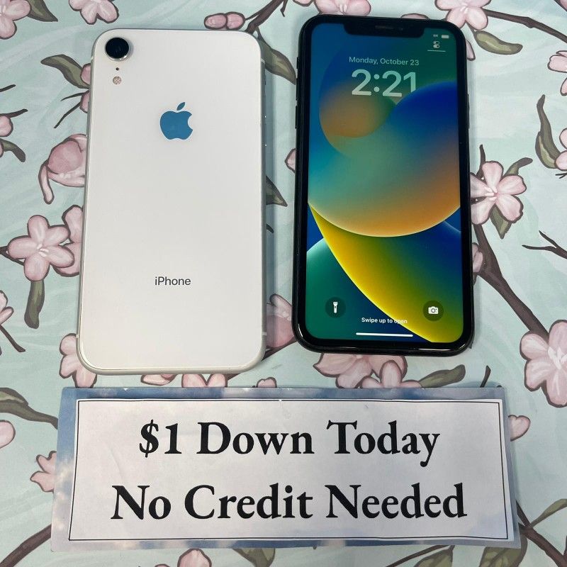 Phone Apple Pay Xr Apple IPhone XR PAYMENTS AVAILABLE $1 Down Today