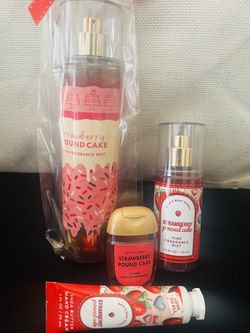 Strawberry Pound Cake Set $20