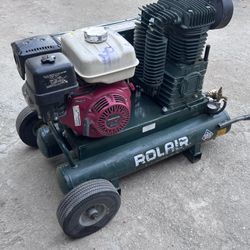 Big Rolair Gas Air Compressor