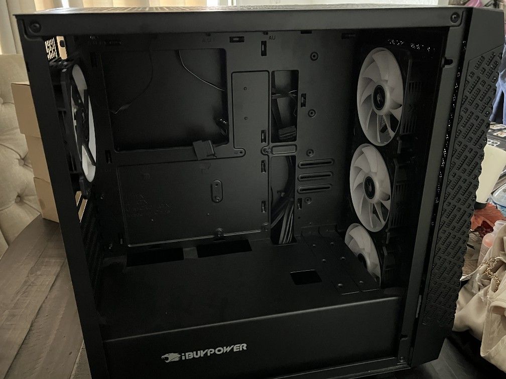 IBUYPOWER Slate Mesh Mid-tower micro atx PC case with fans