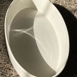 Great quality Japan Large Elegant White Oval Dish Oven & Microwave safe