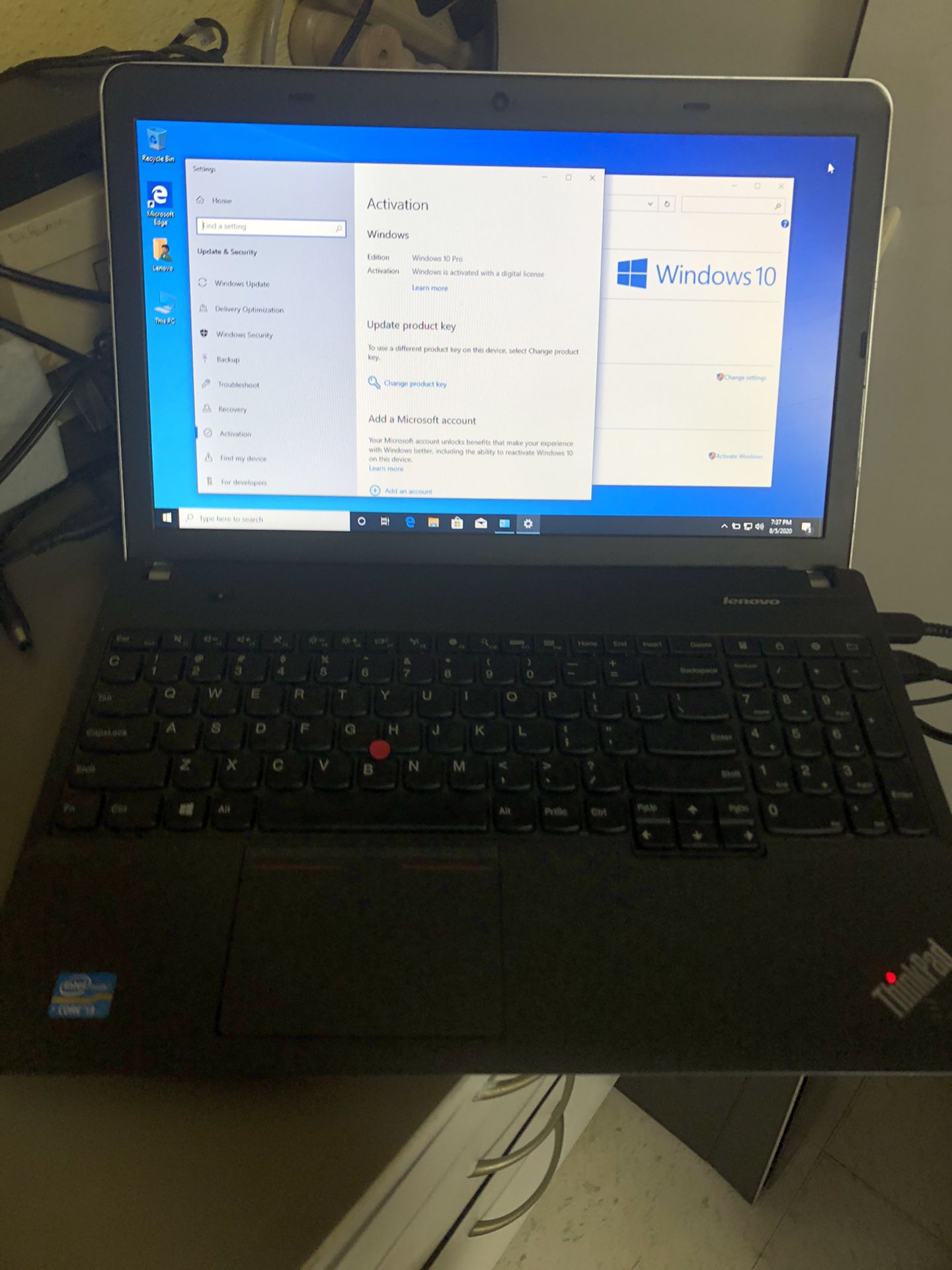 Lenovo ThinkPad Edge E531 - Intel i3 & SSD Laptop