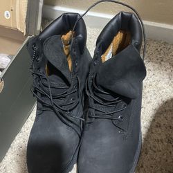 Black Suede Timberland Boots