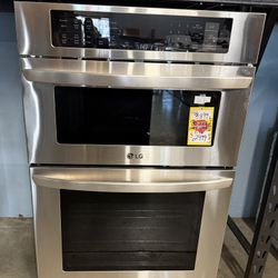 LG 30” Stainless Steel Electric Built In Oven/Microwave Combo Electric wall Oven
