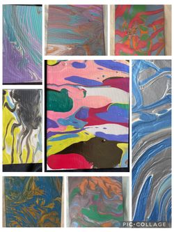 Handmade Acrylic Pour art Paintings