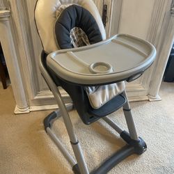 Graco Convertible High Chair w/ Lift-Off Booster – Clean, Solid, Ready