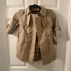 Burberry -Burberry Childs unisex raincoat with belt and detachable hat