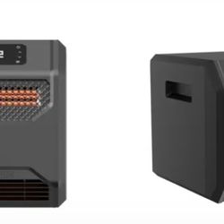 Utilitech 1500 -Watt Infrared quartz Cabinet Indoor Electric Space Heater with Thermostat with Remote... Item # |Model #HT1268N... IN EXCELLENT