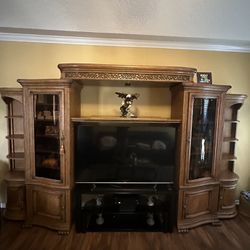 entertainment center for sale*tv and stand not included*