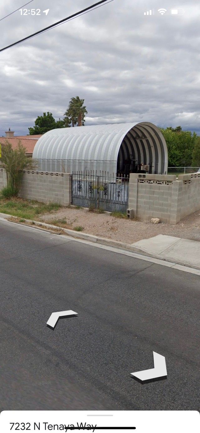 Quonset Hut Carport