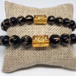 Black Obsidian Good Luck Bracelet