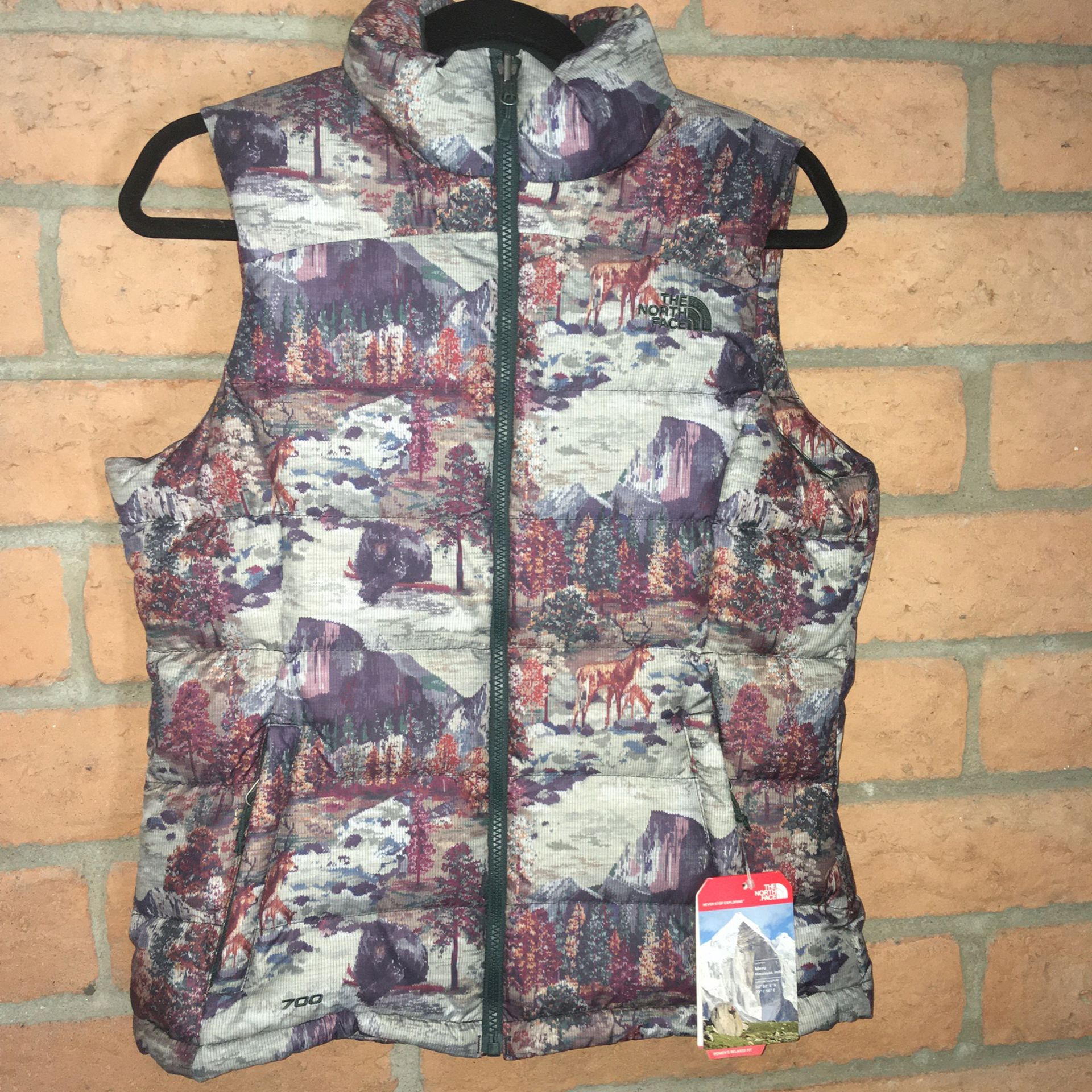 NEW NAU Women's the north face 700 fill down puffer Vest Yosemite national park limited edition small s nuptse packable tnf northface jacket uo 