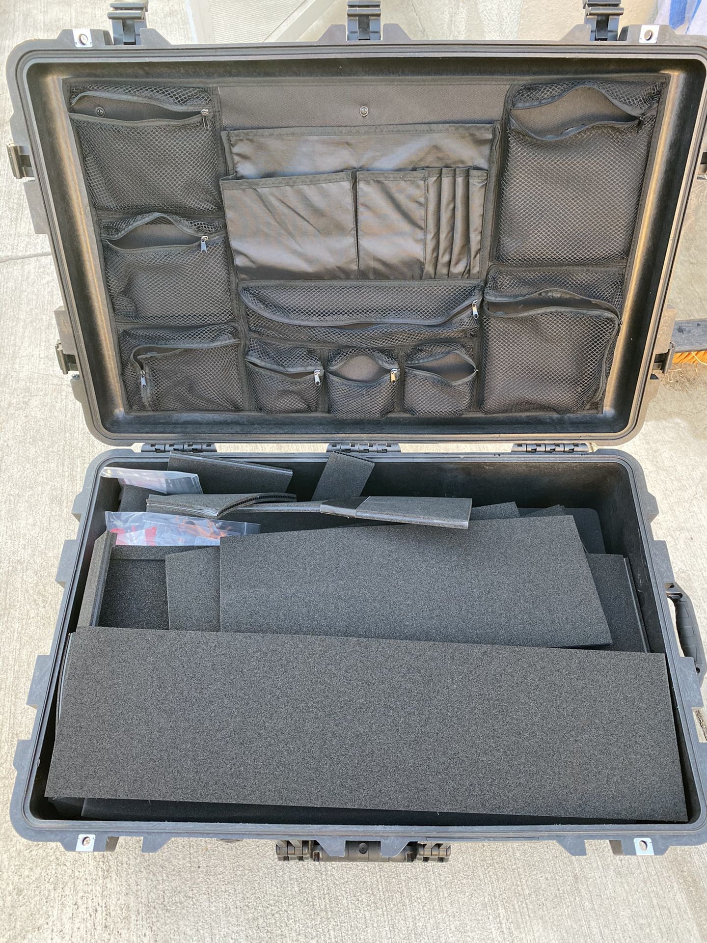 Pelican 1650 Case + Trekpak and Lid Organizer